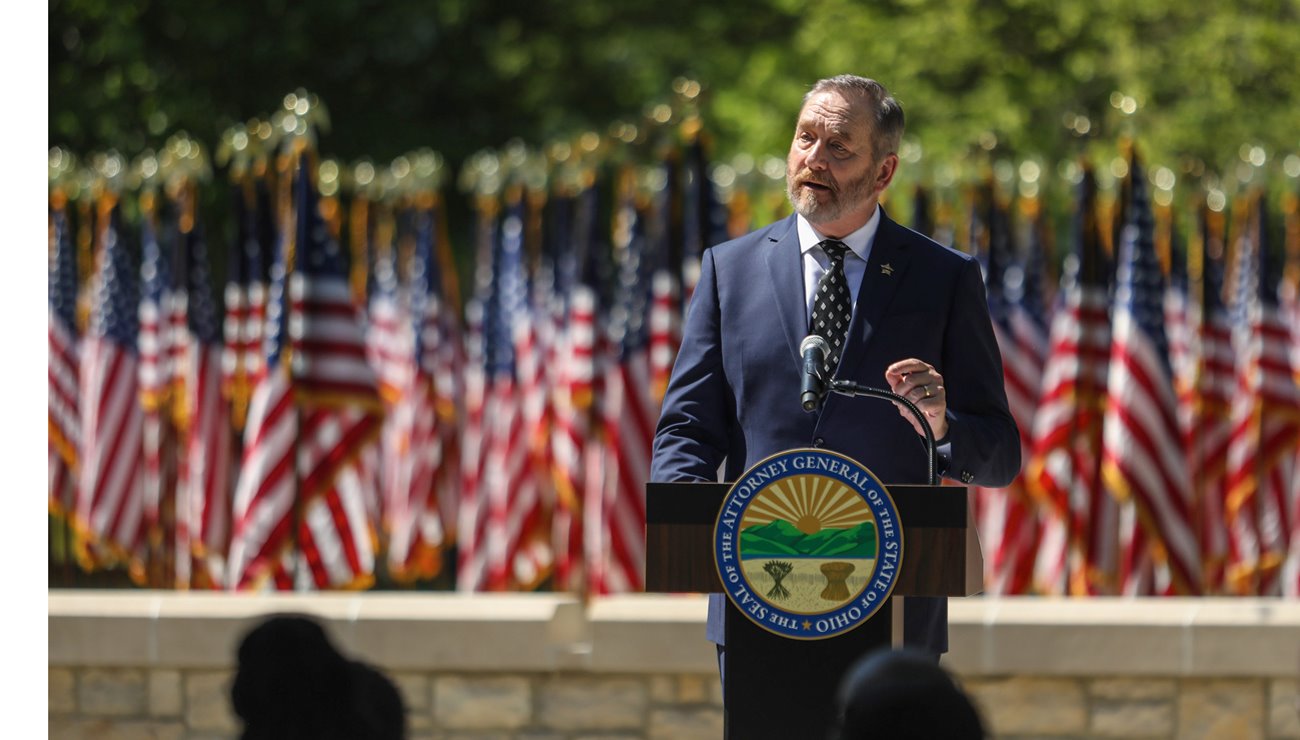 AG Yost Speaking at the 2024 Fallen Officer Memorial Ceremony