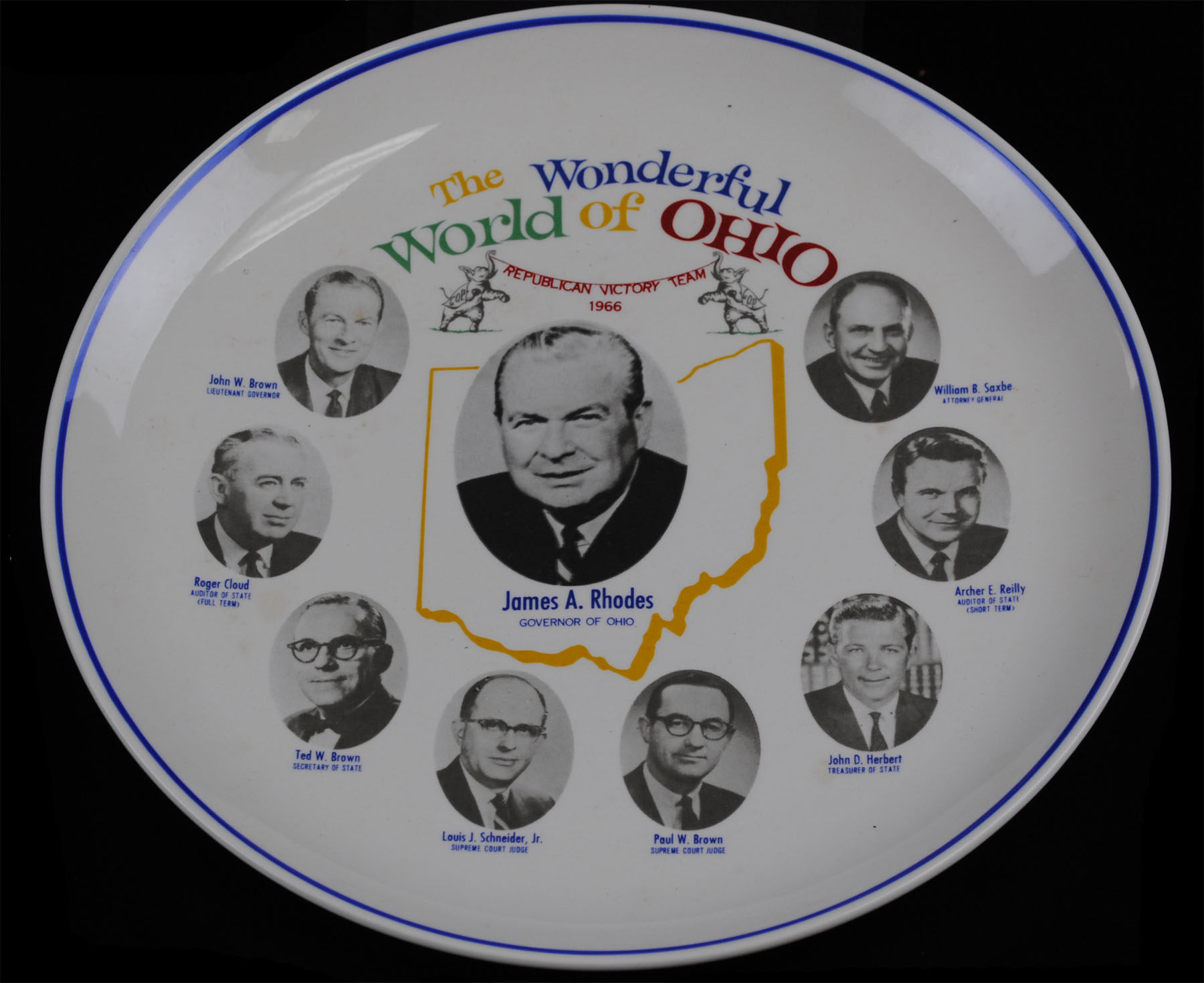 “The Wonderful World of Ohio” Commemorative Plate  