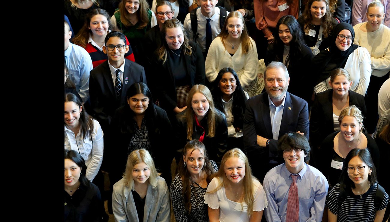 AG Yost with the 2023 Teen Advisory Board