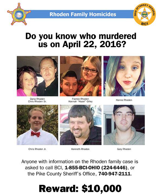 Rhoden Family Homicides Poster