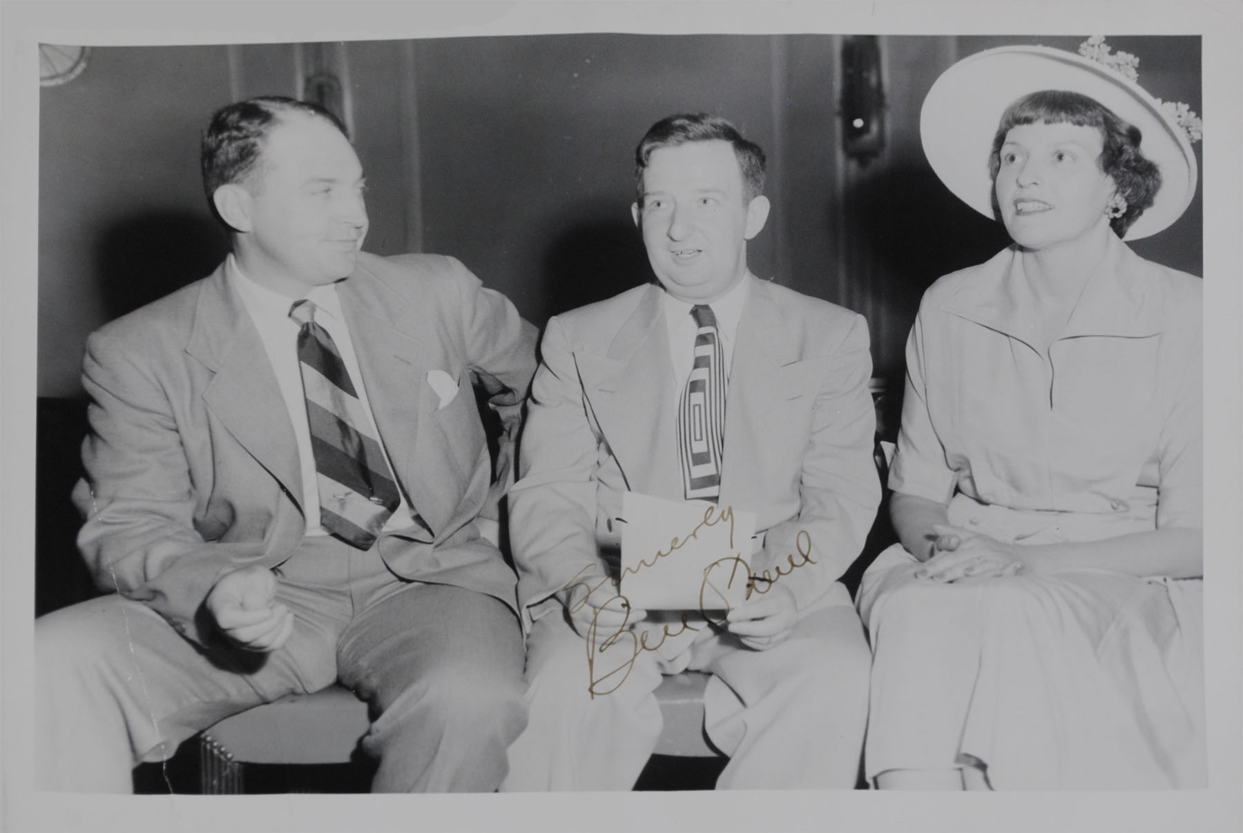 Photograph of Attorney Generals Saxbe and O'Neill along with Betty O'Neill  