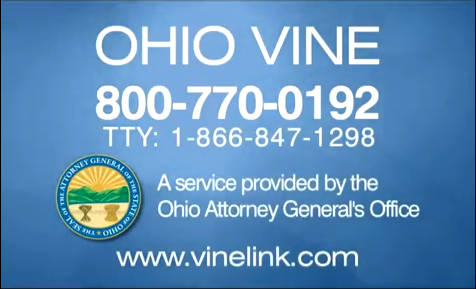 Ohio VINE PSA (Featuring John Walsh)