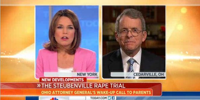 Attorney General DeWine Discusses Steubenville Rape Case on 'Today'